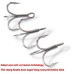 OROOTL High Carbon Steel Fishing Hooks - Super Sharp, Anti-Rust, Durable Hooks for Freshwater and Saltwater Angling