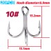OROOTL High Carbon Steel Fishing Hooks - Super Sharp, Anti-Rust, Durable Hooks for Freshwater and Saltwater Angling